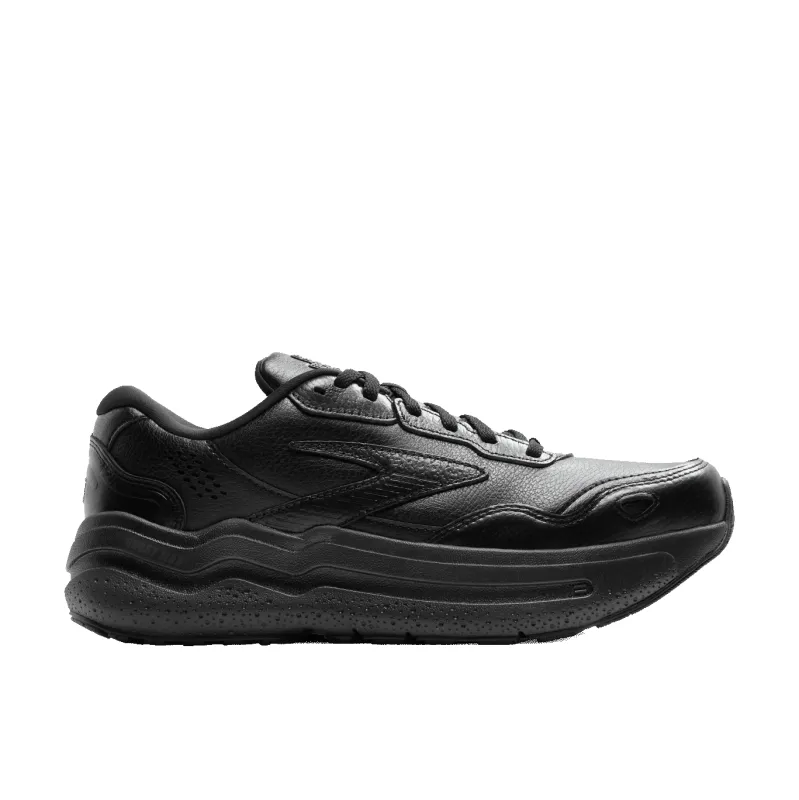 Brooks Womens Ghost Max 2 Leather B-Black/Black sold by Sportsmans Warehouse