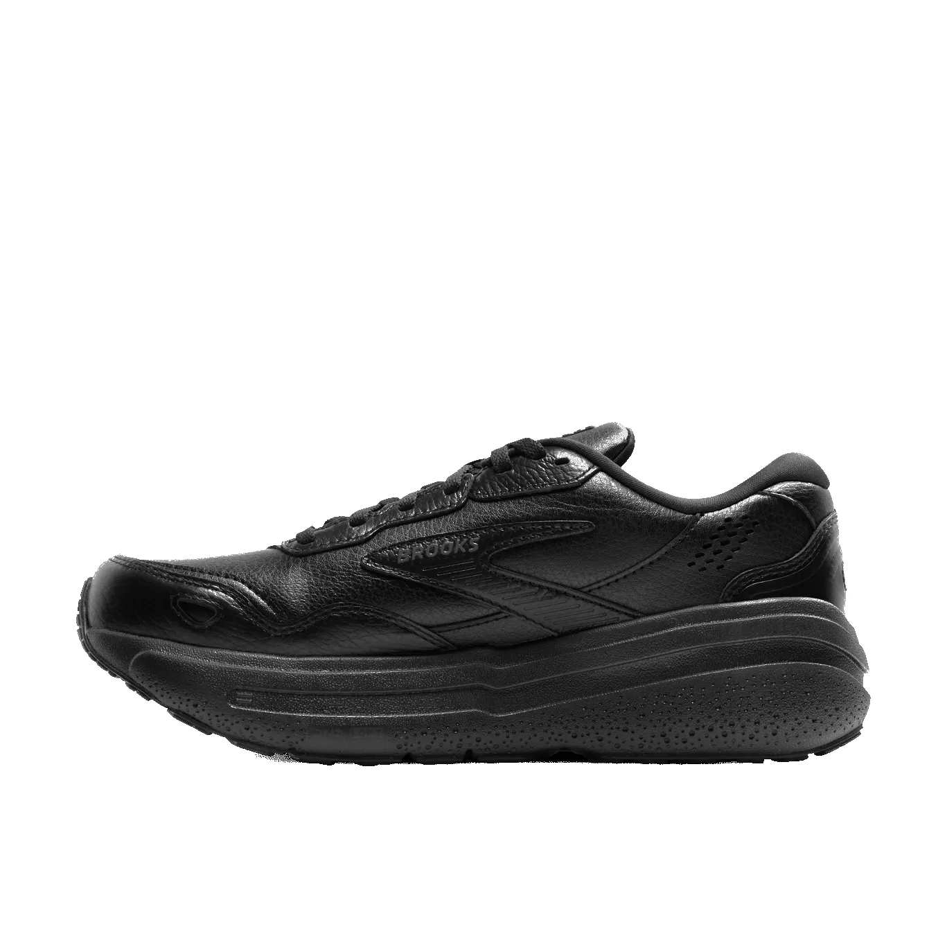 Brooks Womens Ghost Max 2 Leather B-Black/Black sold by Sportsmans Warehouse product image thumbnail 3