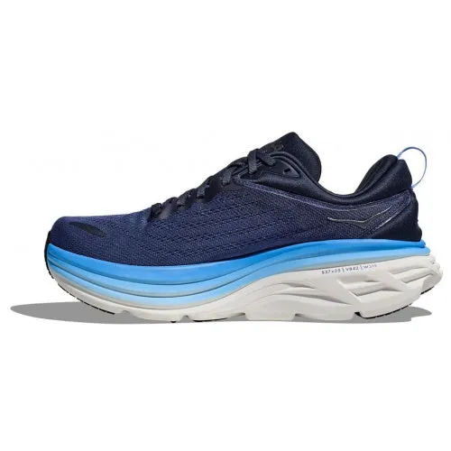 Hoka Mens Bondi 8 (D) Running Shoe - Outerspace/All Aboard sold by Sportsmans Warehouse product image thumbnail 2