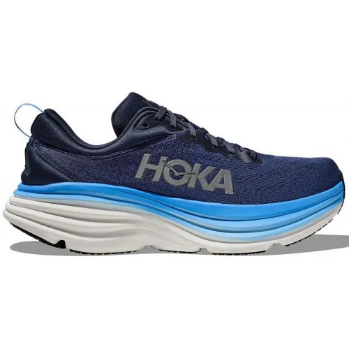 Hoka Mens Bondi 8 (D) Running Shoe - Outerspace/All Aboard sold by Sportsmans Warehouse