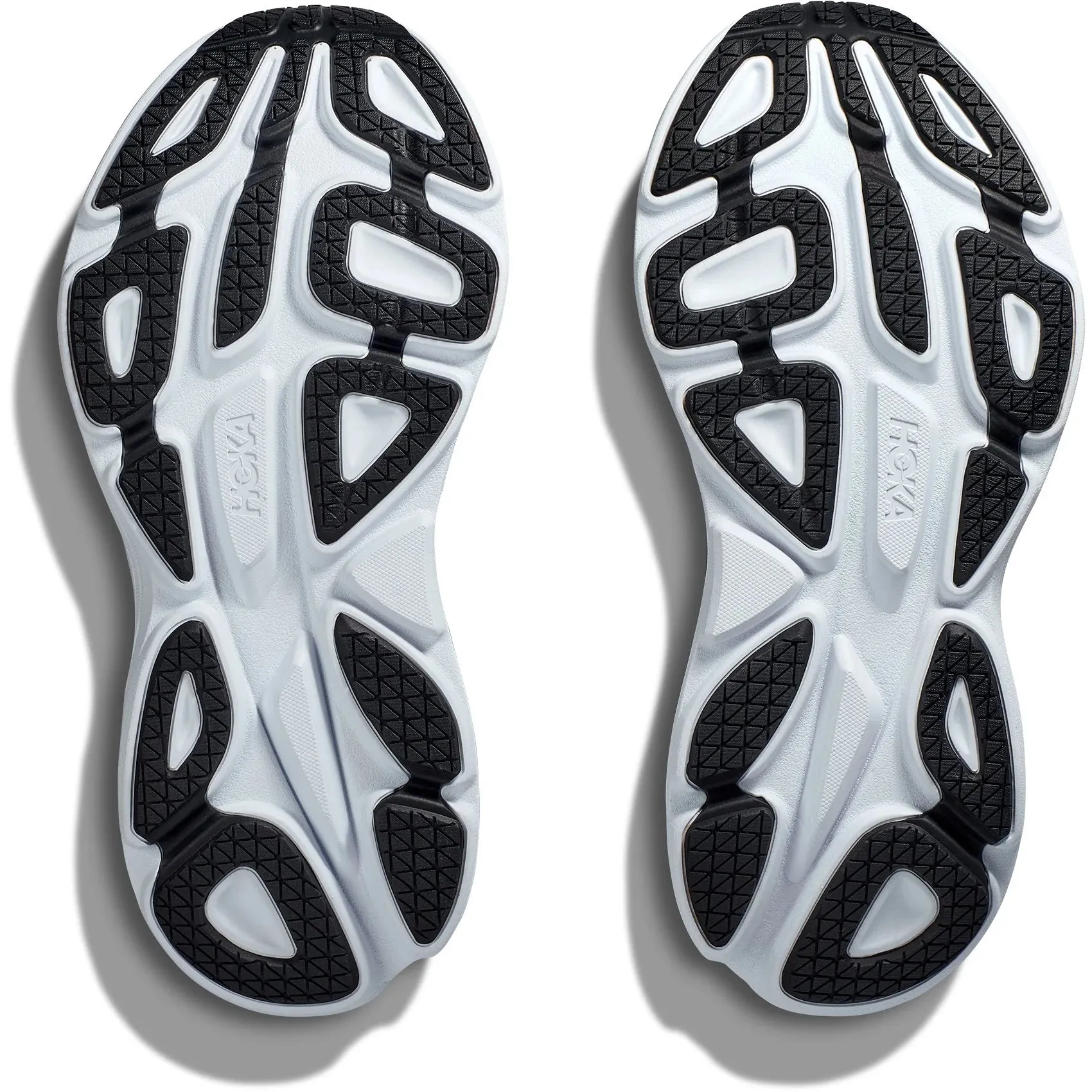 Hoka Mens Bondi 8 (D) Running Shoe - Black/White sold by Sportsmans Warehouse product image thumbnail 4