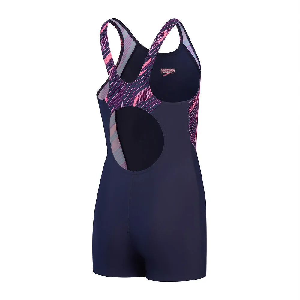 Speedo Girls Hyperboom Splice Legsuit Navy/Electric Pink/Fandango Pink sold by Sportsmans Warehouse product image thumbnail 2