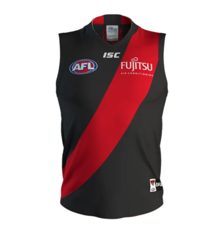 ISC Essendon Bombers Adults 2018 Home Guernsey made by Sportsmans Warehouse