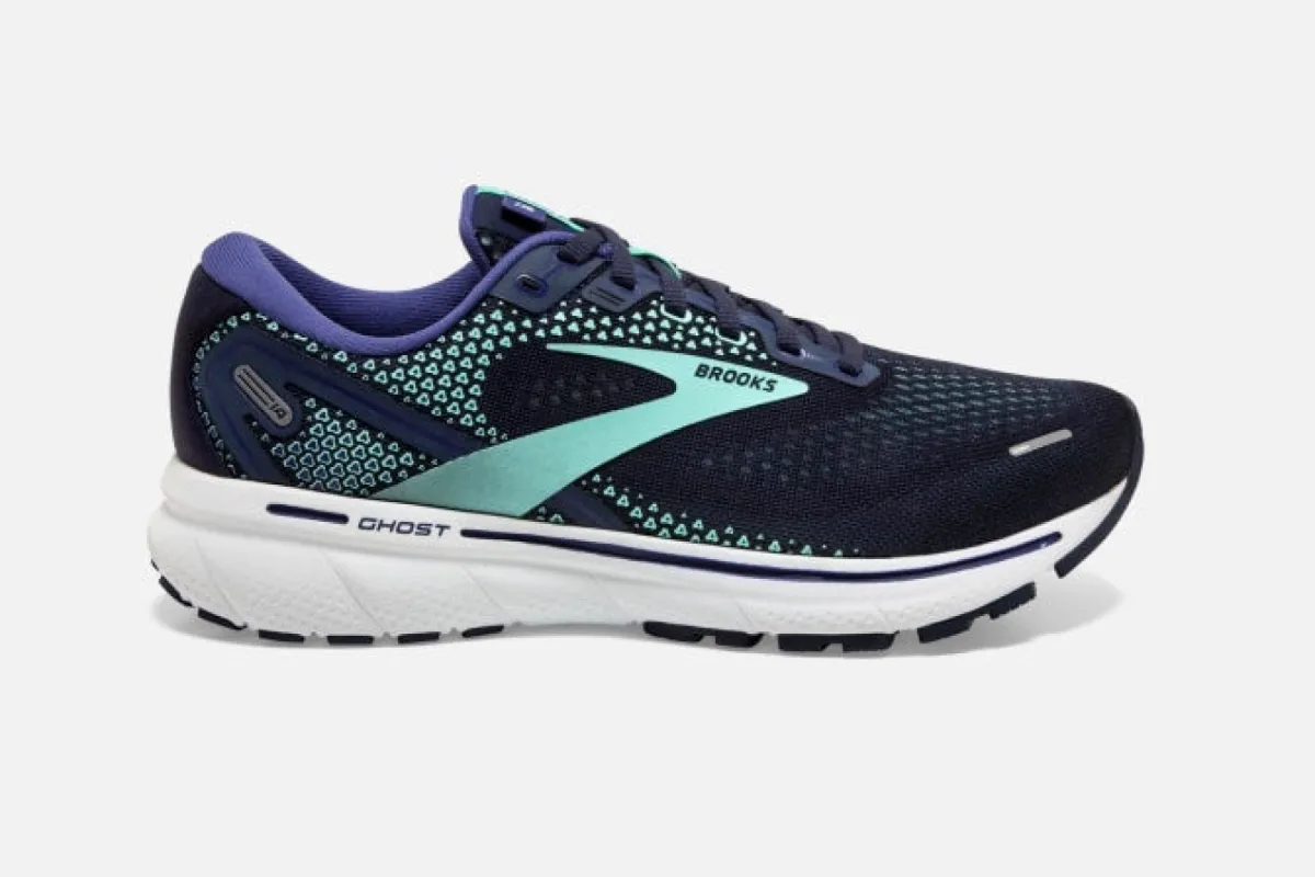 Brooks Womens Ghost 14 B Running Shoe - Navy sold by Sportsmans Warehouse