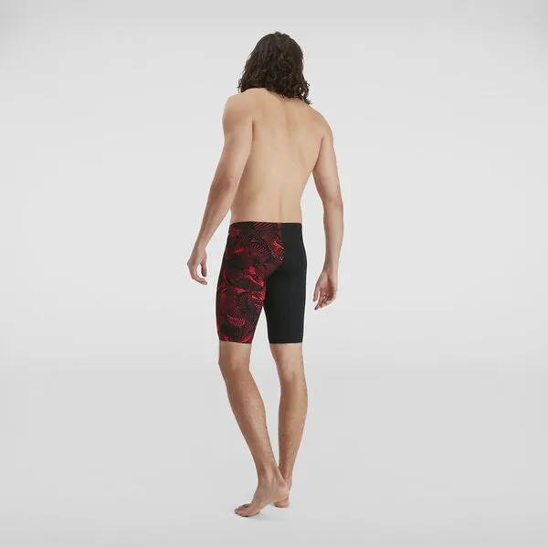 Speedo Mens Allover V-Cut Jammer - Black/Lava Red sold by Sportsmans Warehouse product image thumbnail 3
