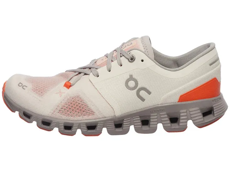 On Womens Cloud X 3 Ivory/Alloy sold by Sportsmans Warehouse product image thumbnail 2