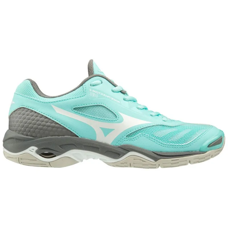 Mizuno Wave Phantom 2 B Senior Netball Shoe - Blue sold by Sportsmans Warehouse