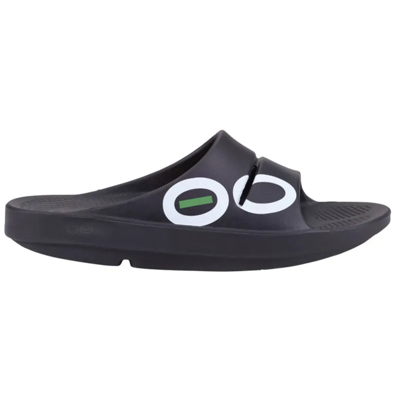 Oofos Ooahh Sport Slide - Black sold by Sportsmans Warehouse