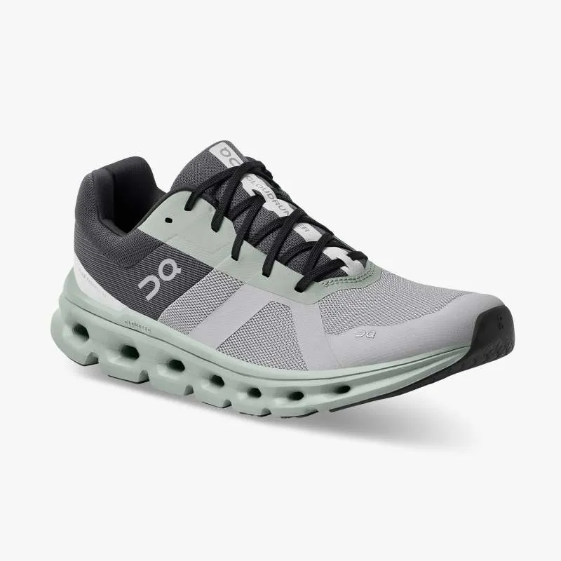 ON Mens Cloudrunner (D) Running Shoe Alloy/Moss sold by Sportsmans Warehouse product image thumbnail 3