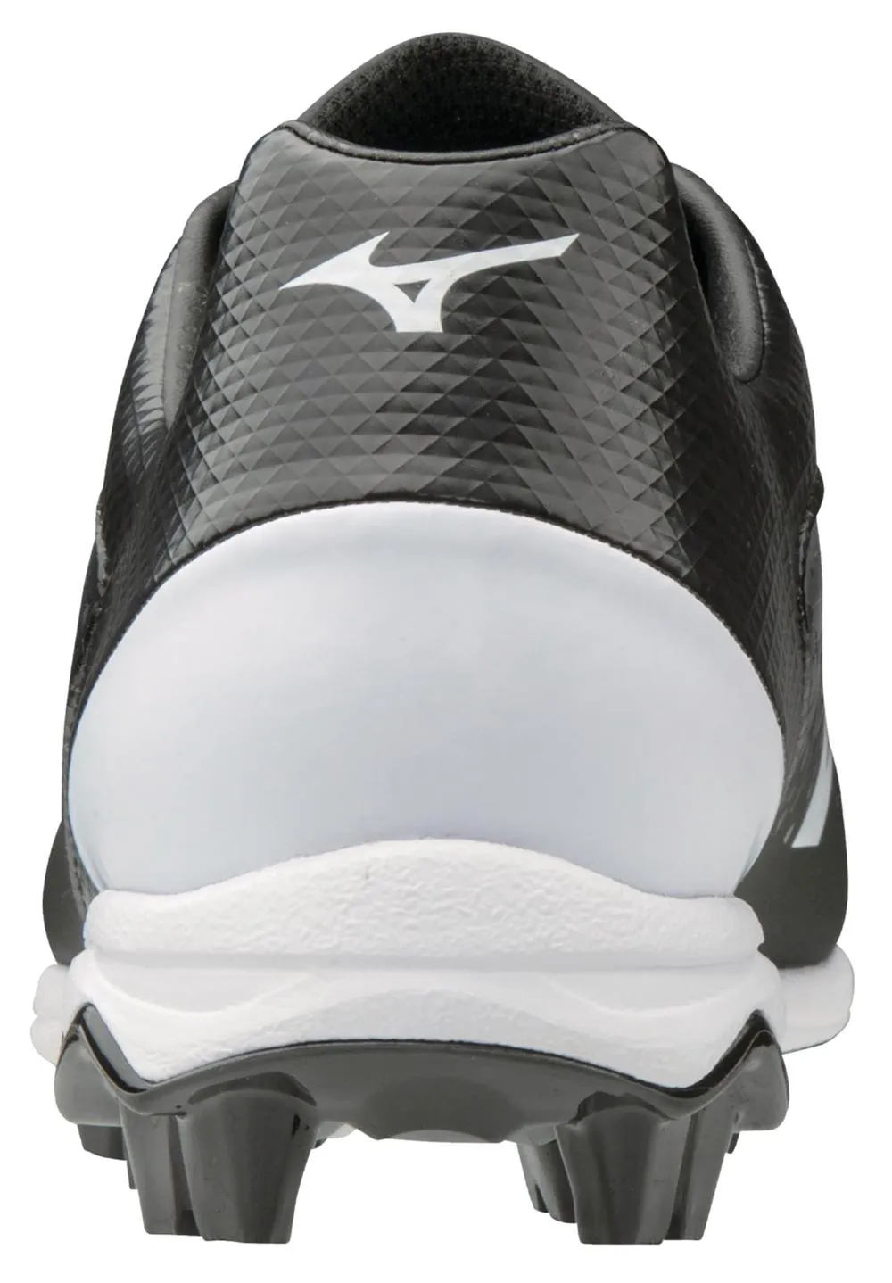 Mizuno Mens Wave Select Nine Moulded Baseball/Softball Cleat - Black/White sold by Sportsmans Warehouse product image thumbnail 4