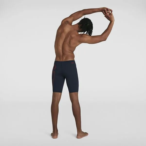 Speedo Mens Boom Logo Placement Jammer - True Navy/Orange sold by Sportsmans Warehouse product image thumbnail 2