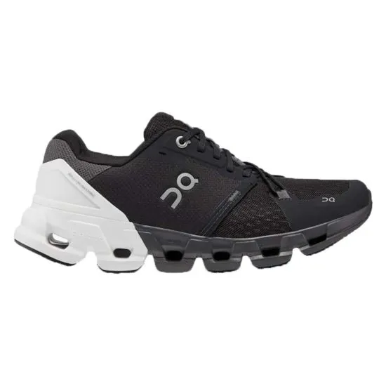 ON Womens Cloudflyer 4 (C) Black/White sold by Sportsmans Warehouse