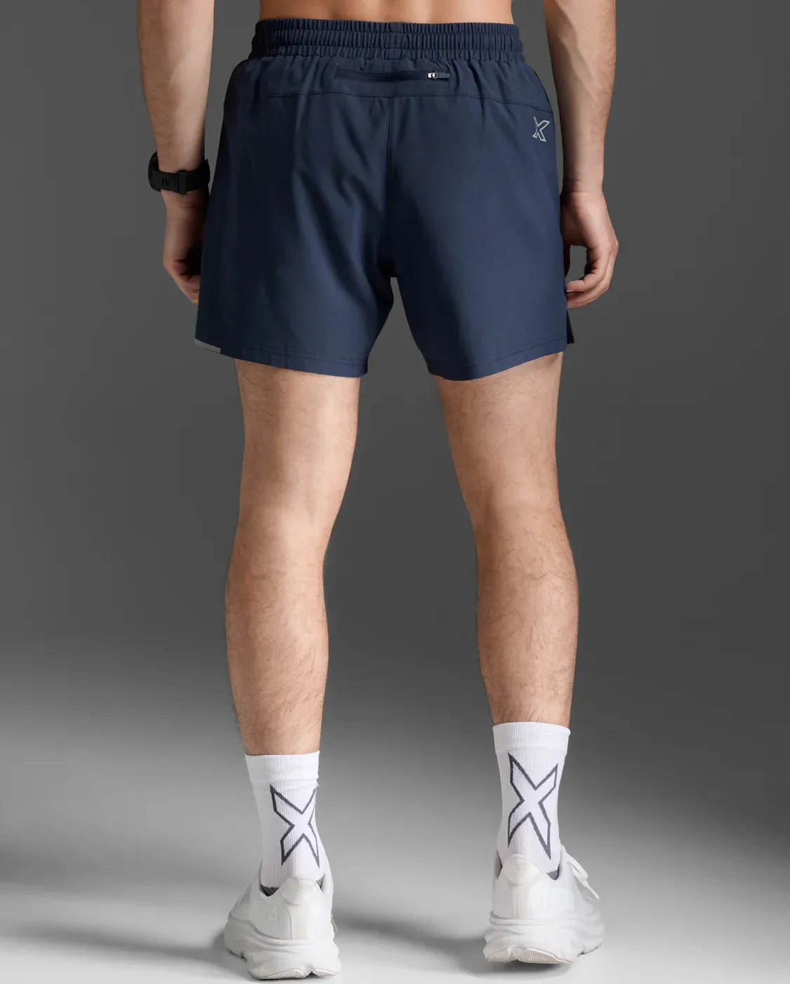2XU Aero 5 inch Shorts-Midnight/Silver Reflective sold by Sportsmans Warehouse product image thumbnail 2