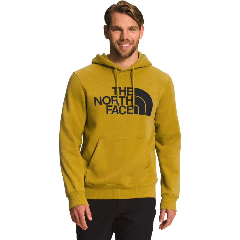 The North Face Mens Half Dome Pull on Hoodie Mineral Gold/Black sold by Sportsmans Warehouse