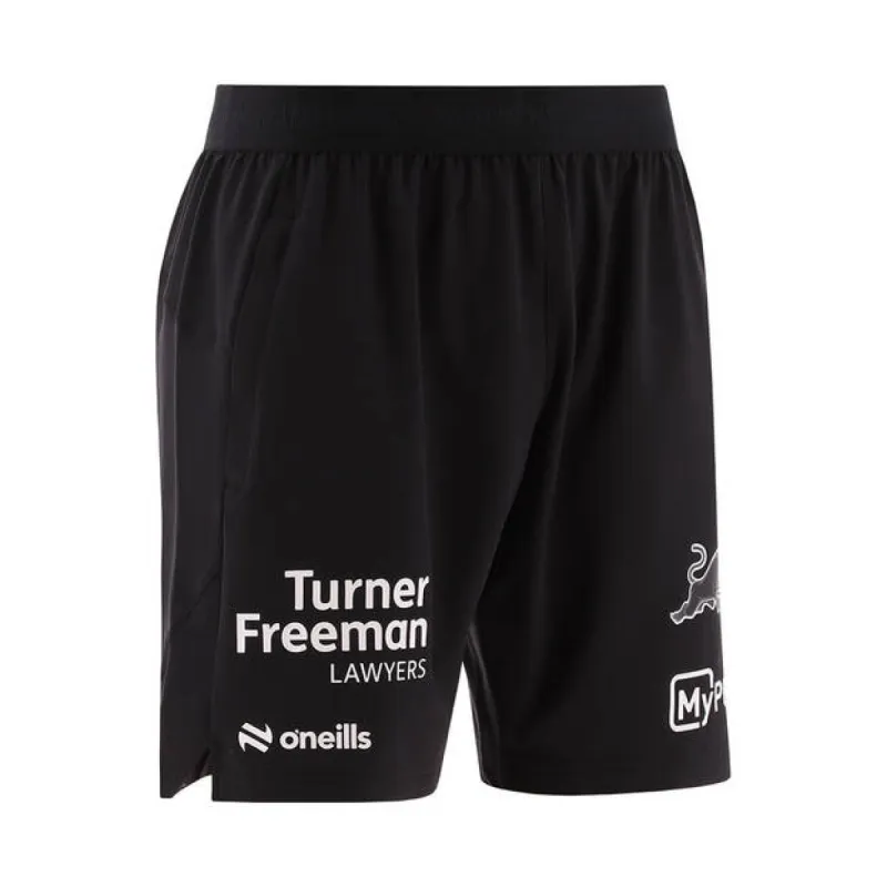 Oneills Adults Panthers Training Shorts 2024 Black sold by Sportsmans Warehouse