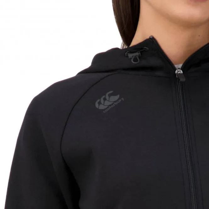 Canterbury Womens Vapodri FZ Tempo Hooded Sweat - Jet Black sold by Sportsmans Warehouse product image thumbnail 4