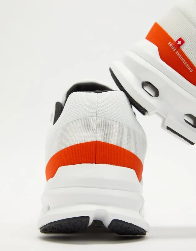 ON Mens Cloudrunner (D) Undyed-White/Flame sold by Sportsmans Warehouse product image thumbnail 4