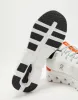 ON Mens Cloudrunner (D) Undyed-White/Flame sold by Sportsmans Warehouse