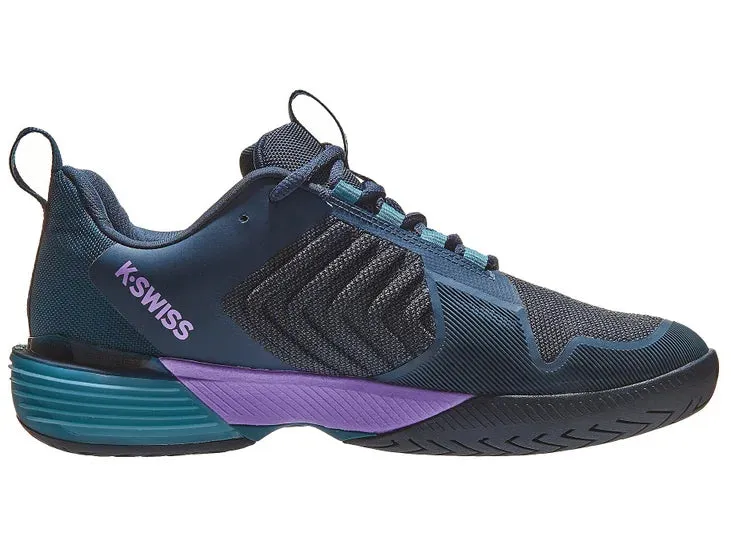 K-Swiss Ultrashot 3 AC Mens Tennis Shoe - Blue sold by Sportsmans Warehouse