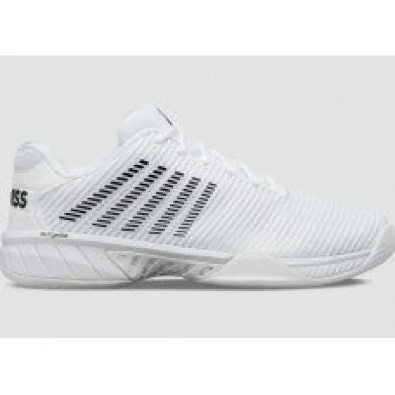 K-Swiss Hypercourt Express HB Womens Tennis Shoe - White/Black sold by Sportsmans Warehouse