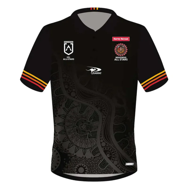 Classic Indigenous AS 2024 Mens Polo Black sold by Sportsmans Warehouse