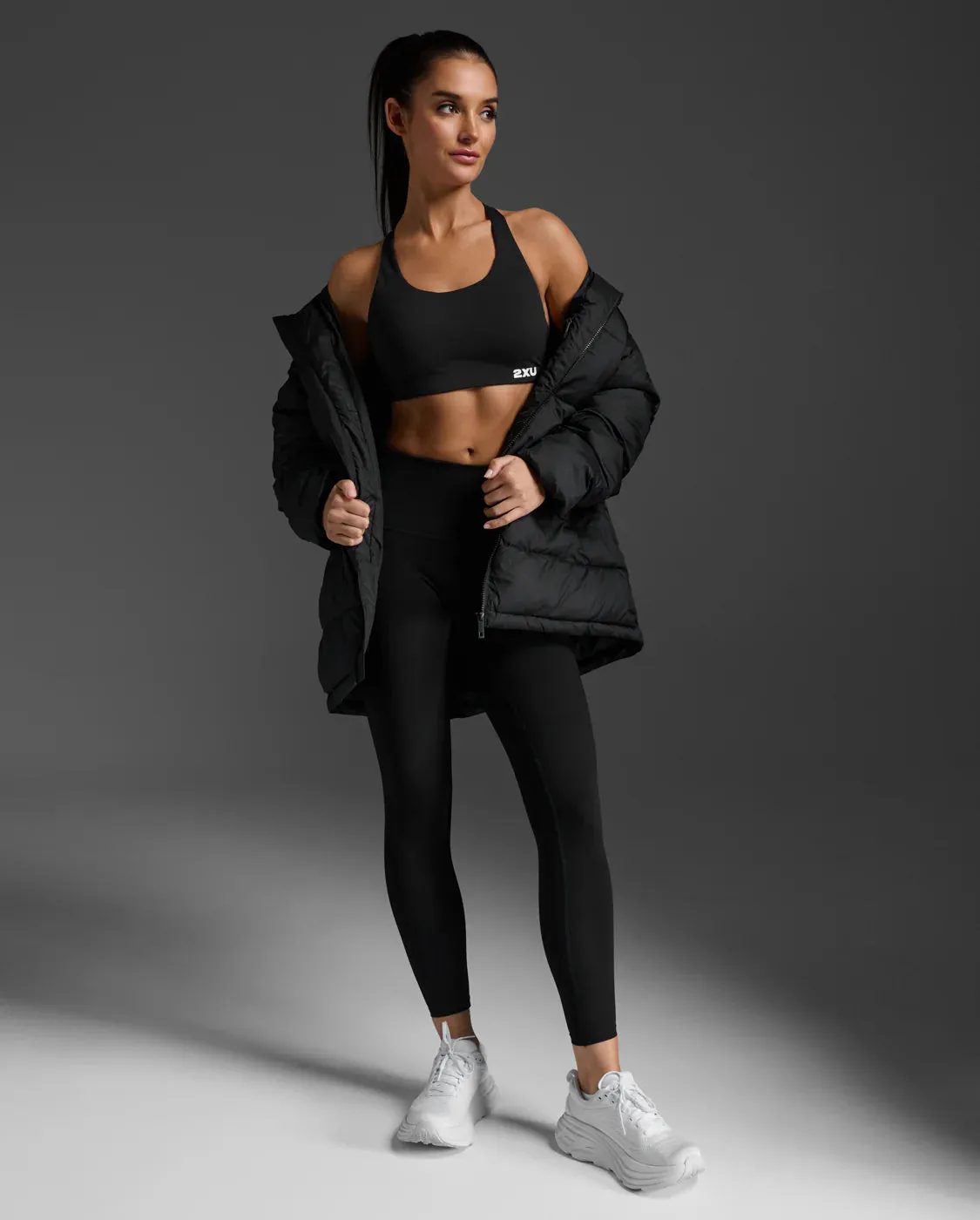 2XU Commute Insulation Longline Jacket-Black/Black sold by Sportsmans Warehouse product image thumbnail 2