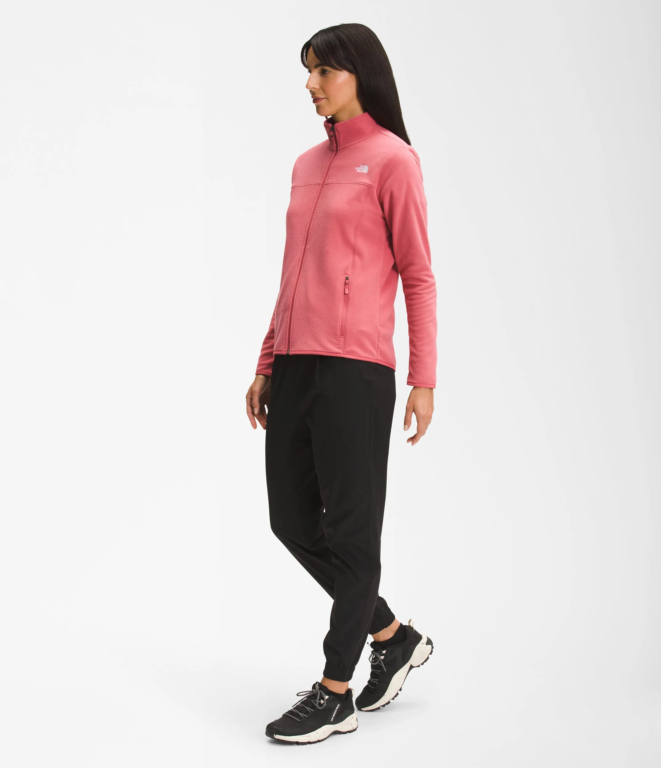 The North Face Womens TKA Glacier Fleece Full Zip Jacket - Slate Rose sold by Sportsmans Warehouse product image thumbnail 2