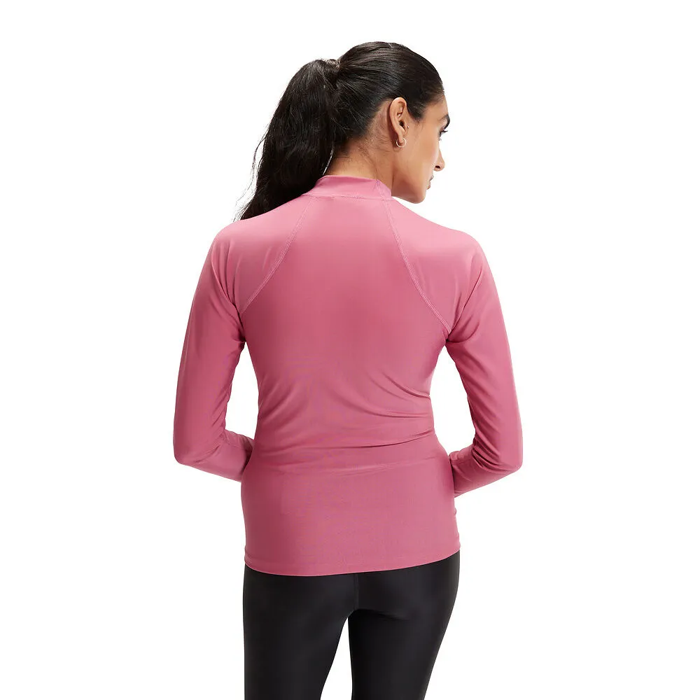 Speedo Womens Long Sleeve Rash Top Hot Mauve sold by Sportsmans Warehouse product image thumbnail 2