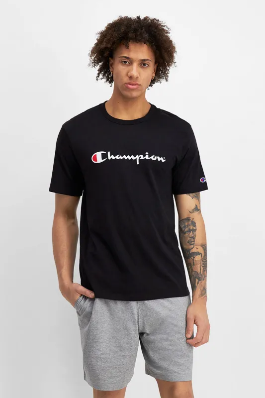 Champion Mens Script S/S Tee sold by Sportsmans Warehouse
