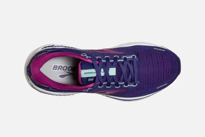 Brooks Womens Adrenaline GTS 22 B Running Shoe - Navy sold by Sportsmans Warehouse product image thumbnail 3