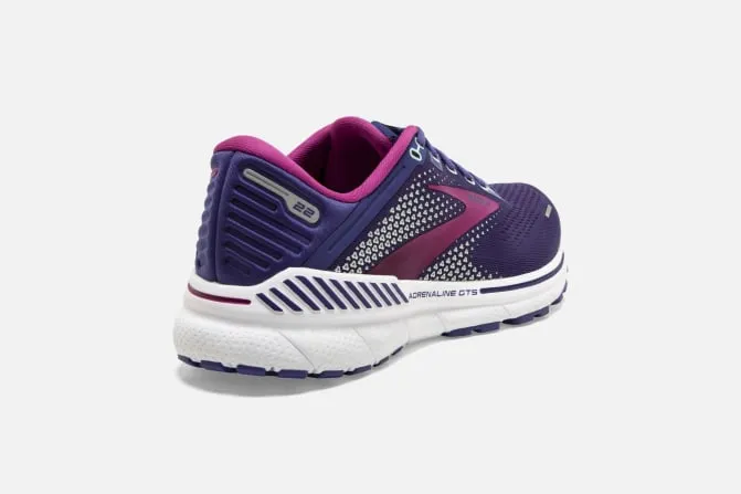 Brooks Womens Adrenaline GTS 22 B Running Shoe - Navy sold by Sportsmans Warehouse product image thumbnail 5