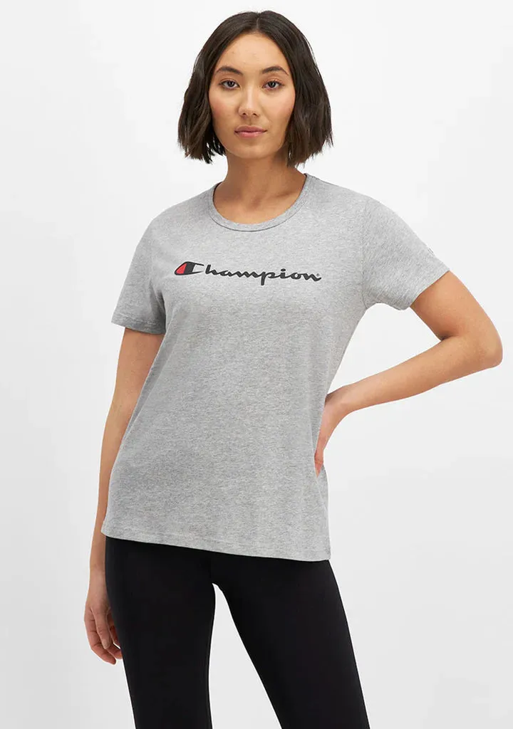 Champion Womens Ch Script S/S Tee sold by Sportsmans Warehouse