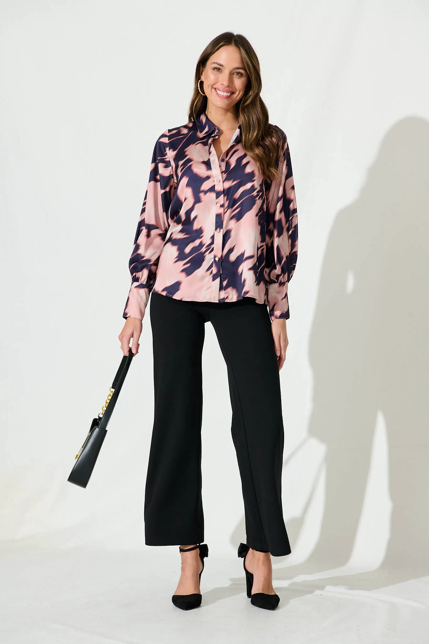 Pisa Wide Leg Pant In Black sold by St Frock product image thumbnail 4