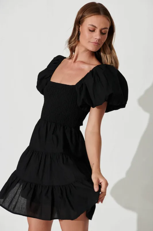 Kai Dress In Black sold by St Frock