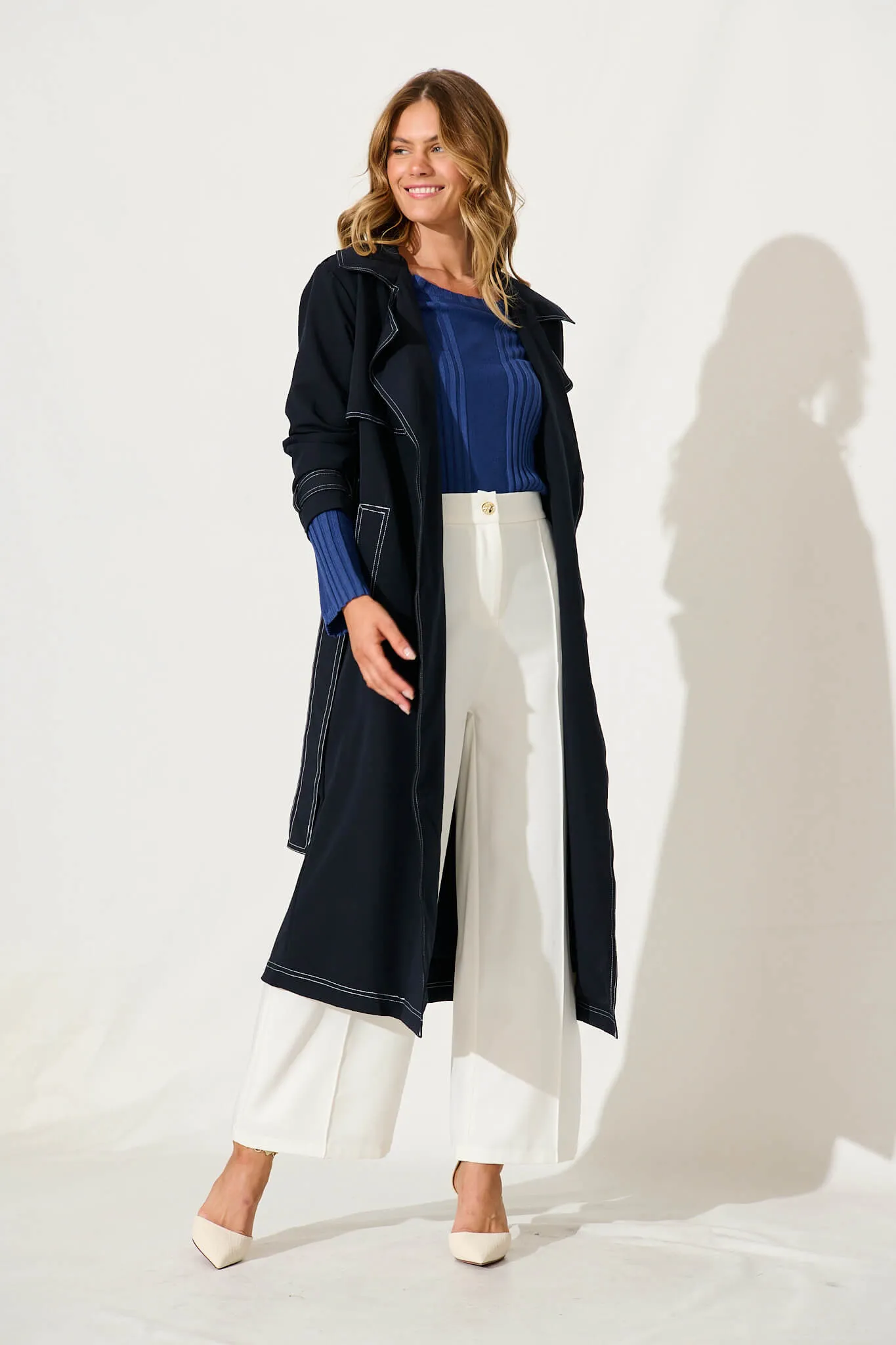 Tira Knit Top In Blue sold by St Frock product image thumbnail 4