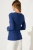 Tira Knit Top In Blue sold by St Frock