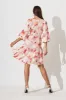 Kailani Dress In Blush With Pink Floral sold by St Frock