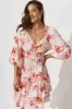 Kailani Dress In Blush With Pink Floral sold by St Frock