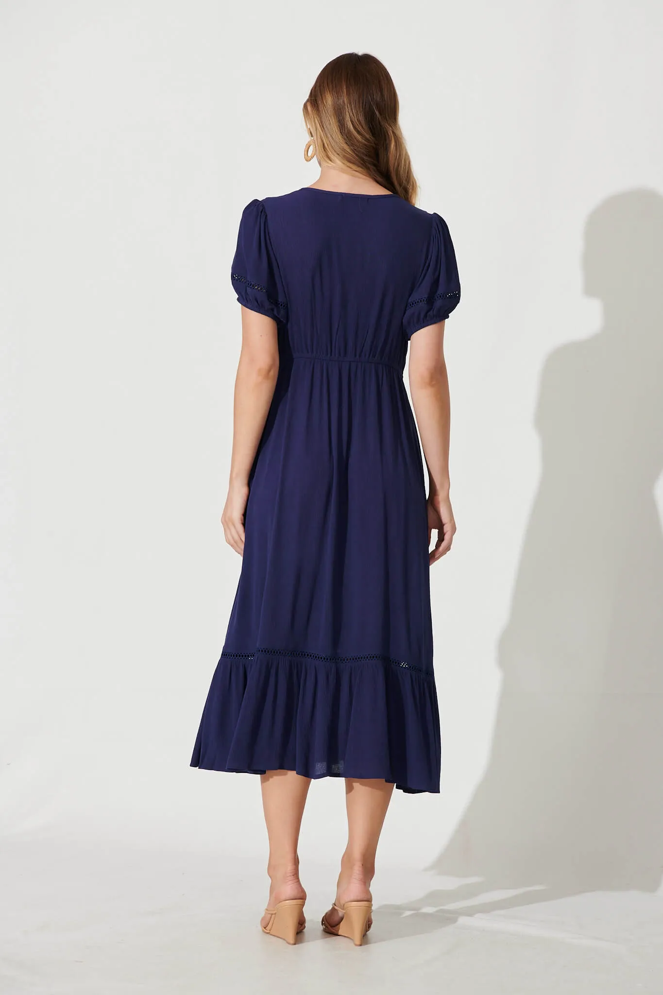 Rumi Midi Dress In Navy sold by St Frock product image thumbnail 4