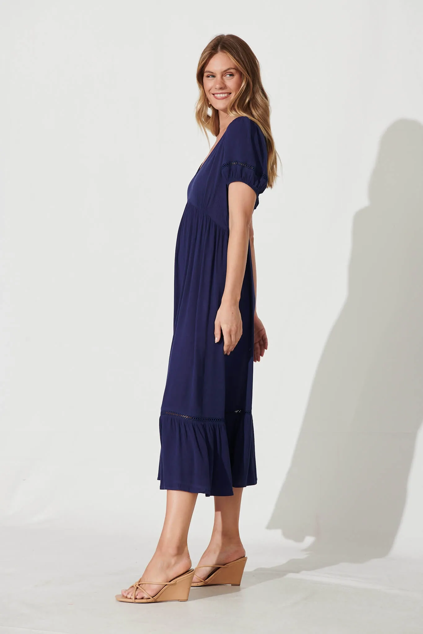 Rumi Midi Dress In Navy sold by St Frock product image thumbnail 3