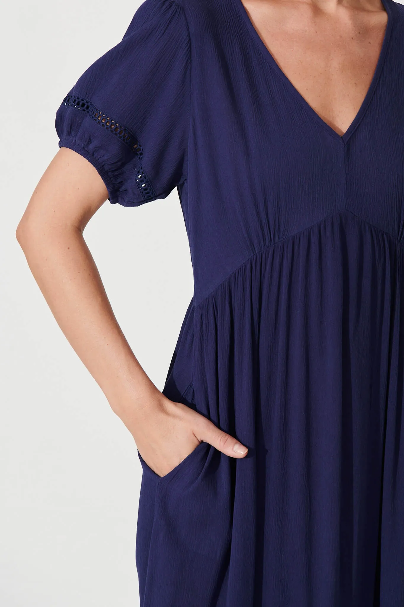 Rumi Midi Dress In Navy sold by St Frock product image thumbnail 5