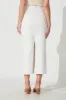 Delta Maxi Denim Skirt In White sold by St Frock