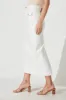 Delta Maxi Denim Skirt In White sold by St Frock