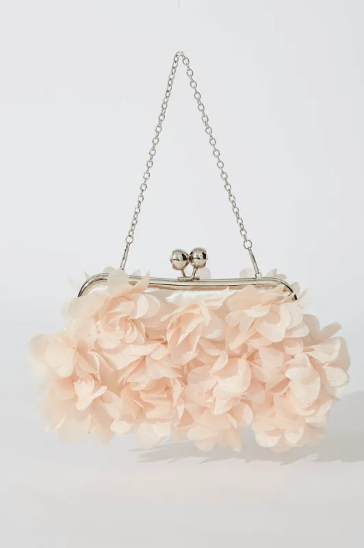 Fortune Clutch Bag In Blush sold by St Frock
