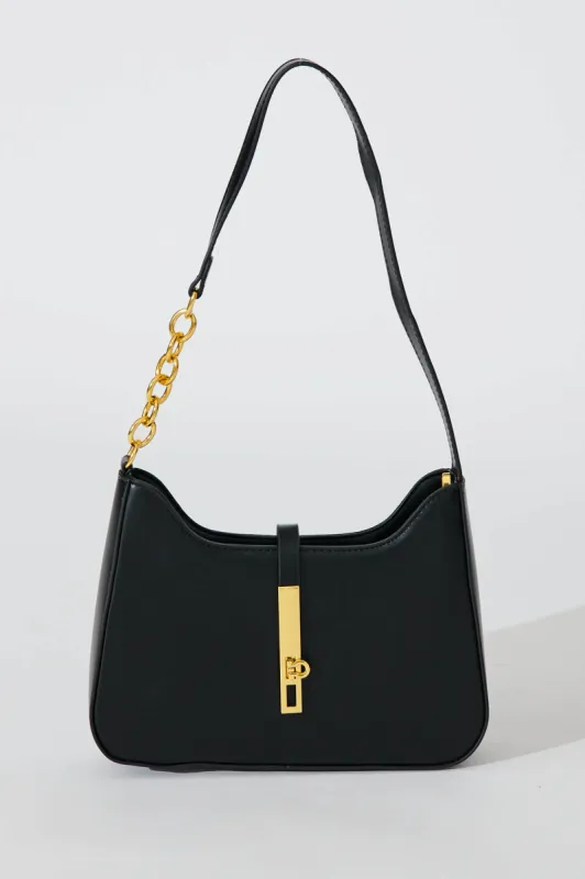 Lorena Shoulder Bag In Black sold by St Frock