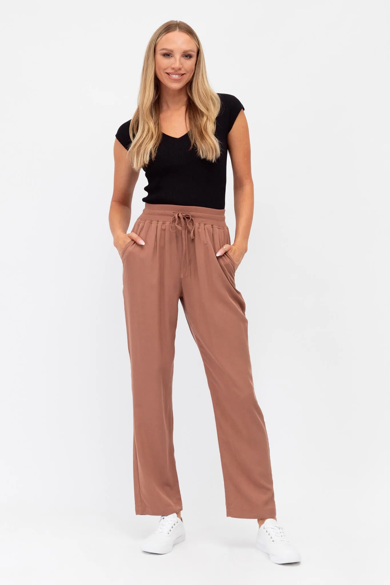 Idyllic Pant In Brown sold by St Frock product image thumbnail 2