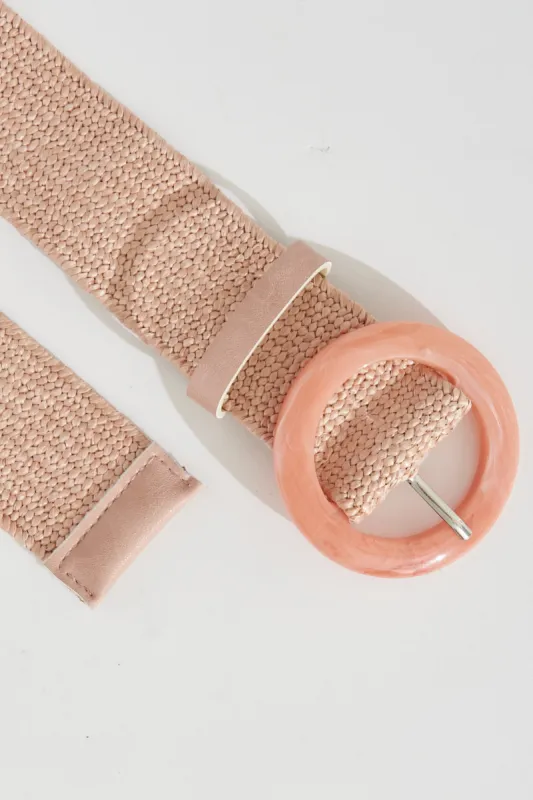 August + Delilah Harleen Belt In Blush sold by St Frock