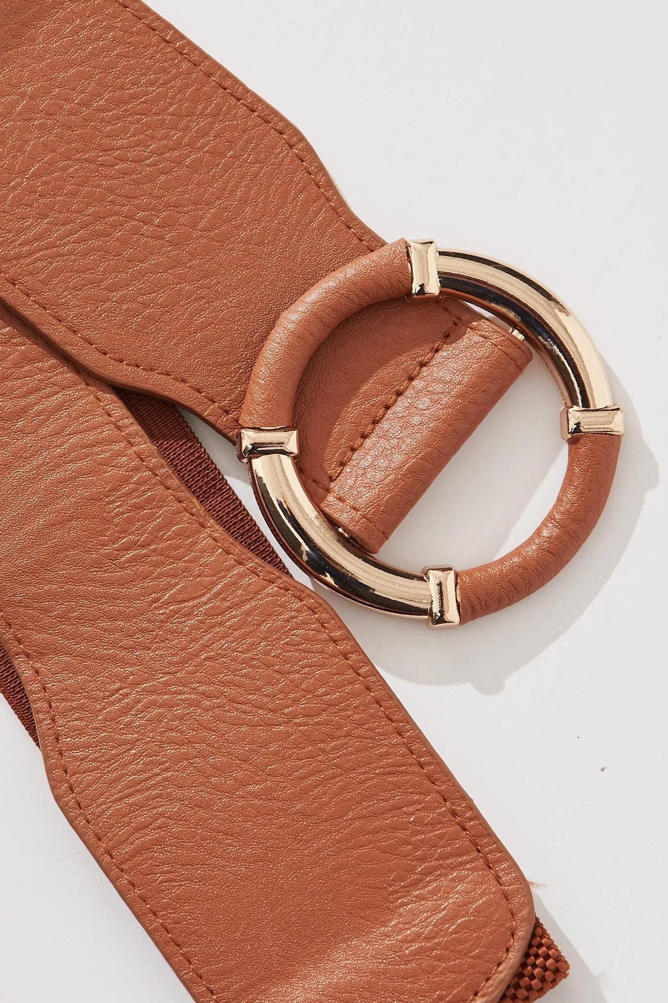 Camille Belt In Tan Stretch sold by St Frock product image thumbnail 3