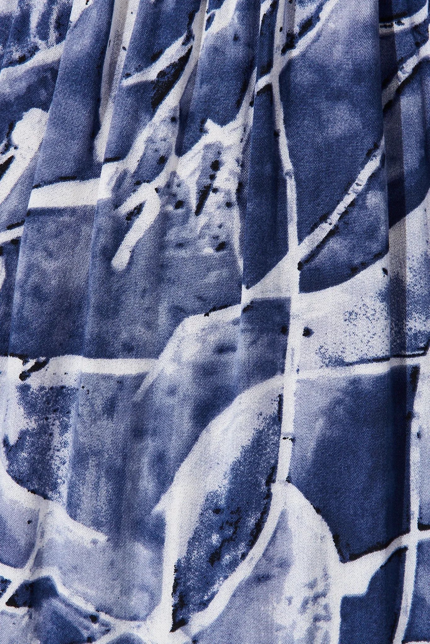 Water Lily Midi Dress In Navy With White Print sold by St Frock product image thumbnail 5