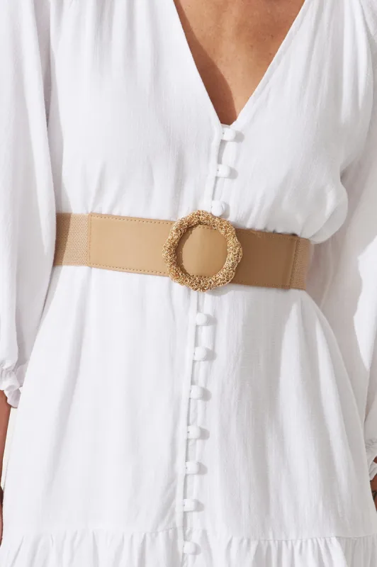 Sherla Belt In Beige sold by St Frock